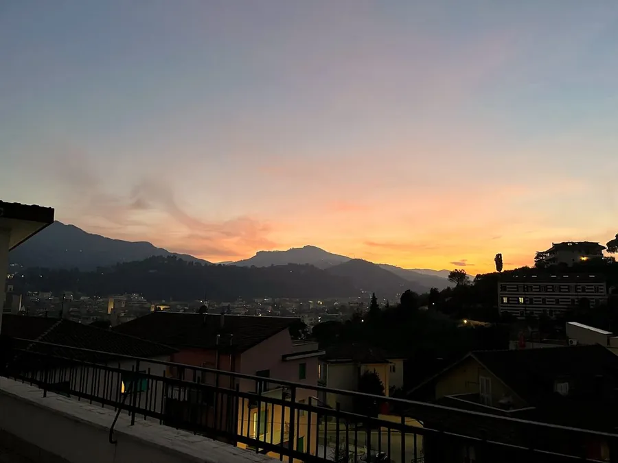 Tramonto dalla terrazza